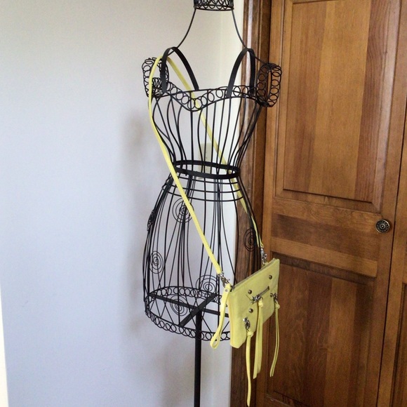 New Botkier Logan Bag Convertible Crossbody/Wristlet in Yellow - Picture 5 of 10